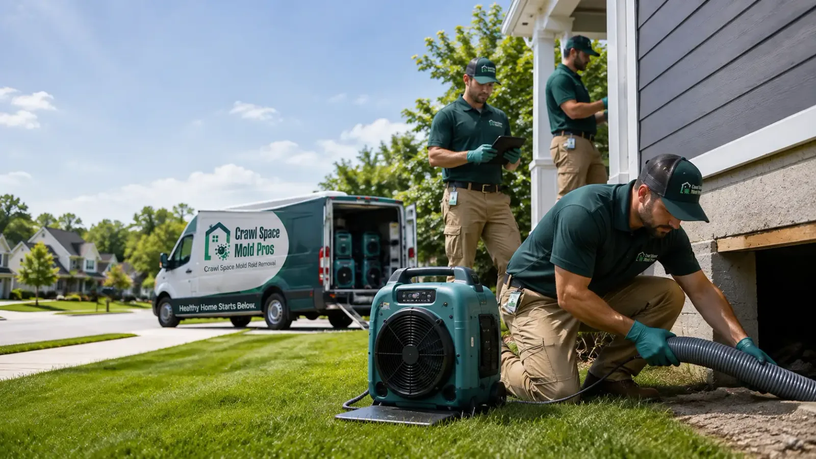 Crawl Space Mold Removal in Lake George, MN